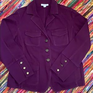 Plum Coldwater Creek Jacket